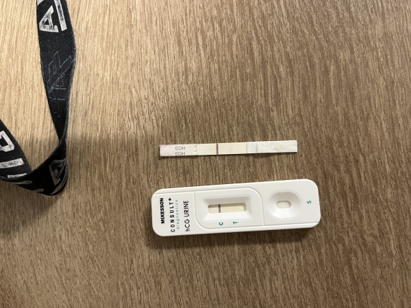 First Signal One Step Pregnancy Test, Cycle Day 28