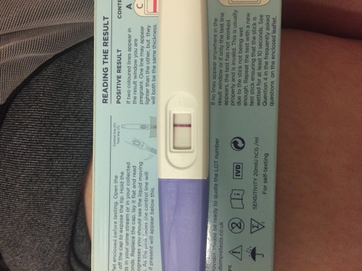 Generic Pregnancy Test, 17 Days Post Ovulation, FMU, Cycle Day 30