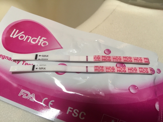 Wondfo Test Strips Pregnancy Test, 12 Days Post Ovulation, FMU