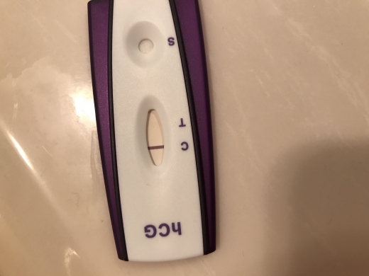 First Signal One Step Pregnancy Test, 7 Days Post Ovulation, Cycle Day 22