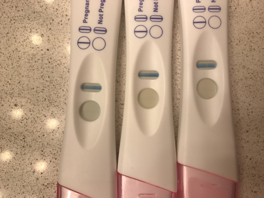 CVS Early Result Pregnancy Test, 6 Days Post Ovulation, FMU, Cycle Day 28