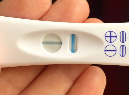 Walgreens One Step Pregnancy Test, Cycle Day 28