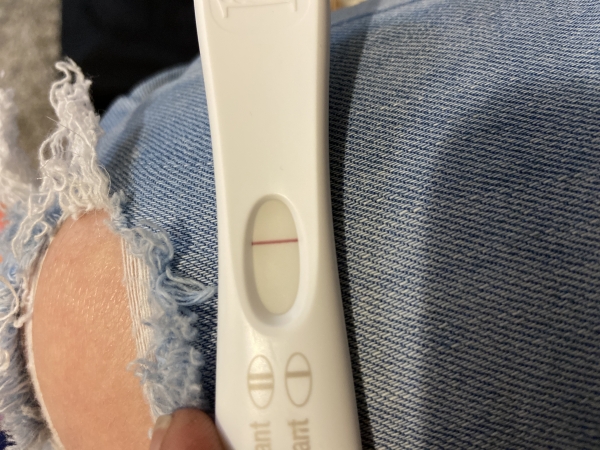 First Signal One Step Pregnancy Test, 14 Days Post Ovulation, Cycle Day 25