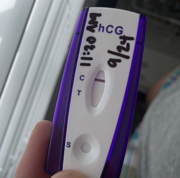 First Signal One Step Pregnancy Test, Cycle Day 31