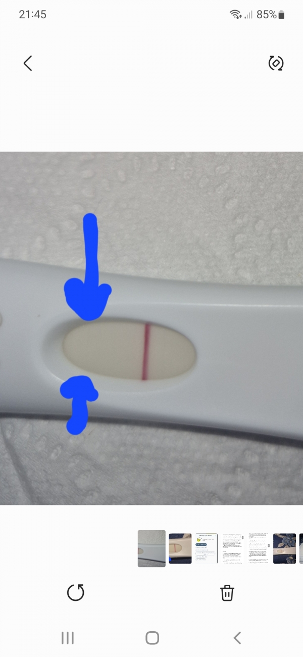 First Response Early Pregnancy Test, 10 Days Post Ovulation, Cycle Day 21