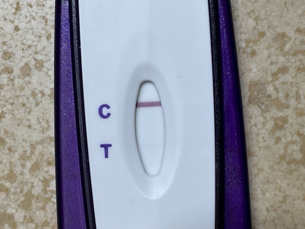 First Signal One Step Pregnancy Test, 11 Days Post Ovulation, Cycle Day 40