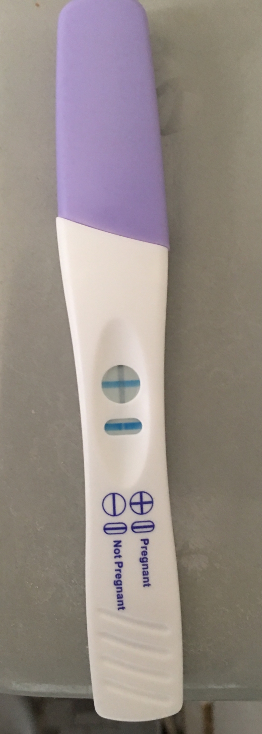 CVS One Step Pregnancy Test, 14 Days Post Ovulation, Cycle Day 28