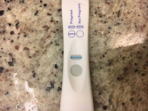 CVS Early Result Pregnancy Test, 13 Days Post Ovulation, FMU, Cycle Day 28