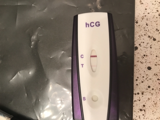 First Signal One Step Pregnancy Test, 12 Days Post Ovulation, Cycle Day 28