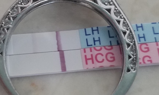 Wondfo Test Strips Pregnancy Test, 11 Days Post Ovulation, FMU, Cycle Day 24