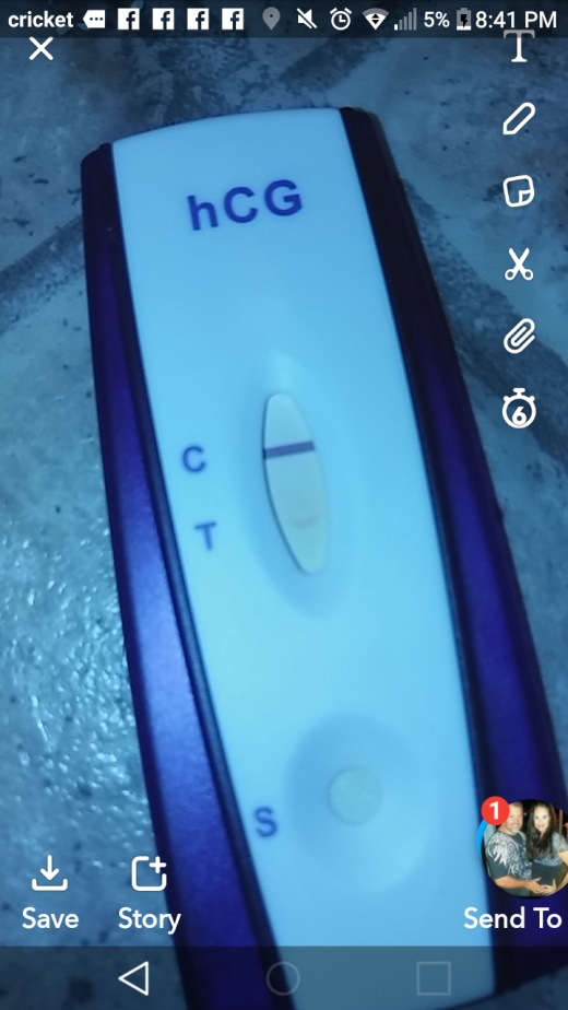 Generic Pregnancy Test, 15 Days Post Ovulation, FMU, Cycle Day 35