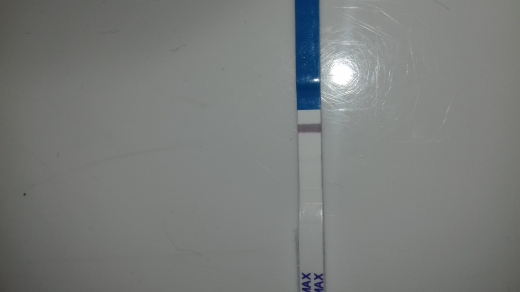 Wondfo Test Strips Pregnancy Test, 10 Days Post Ovulation, Cycle Day 27