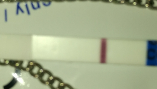 Wondfo Test Strips Pregnancy Test, 12 Days Post Ovulation, Cycle Day 26