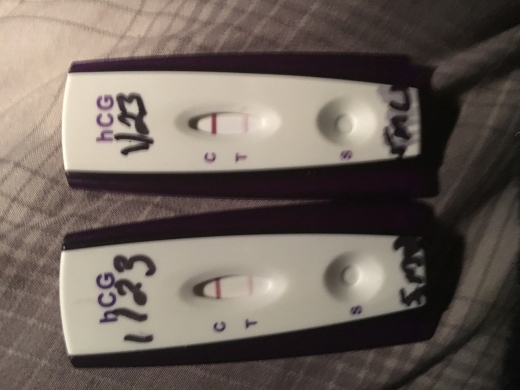 First Signal One Step Pregnancy Test, 21 Days Post Ovulation, FMU, Cycle Day 35