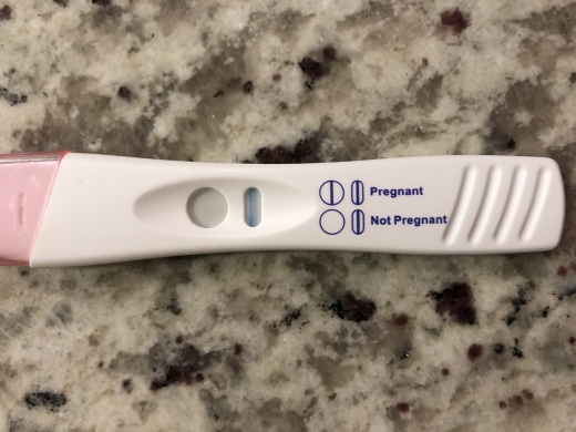 CVS One Step Pregnancy Test, 10 Days Post Ovulation, Cycle Day 25