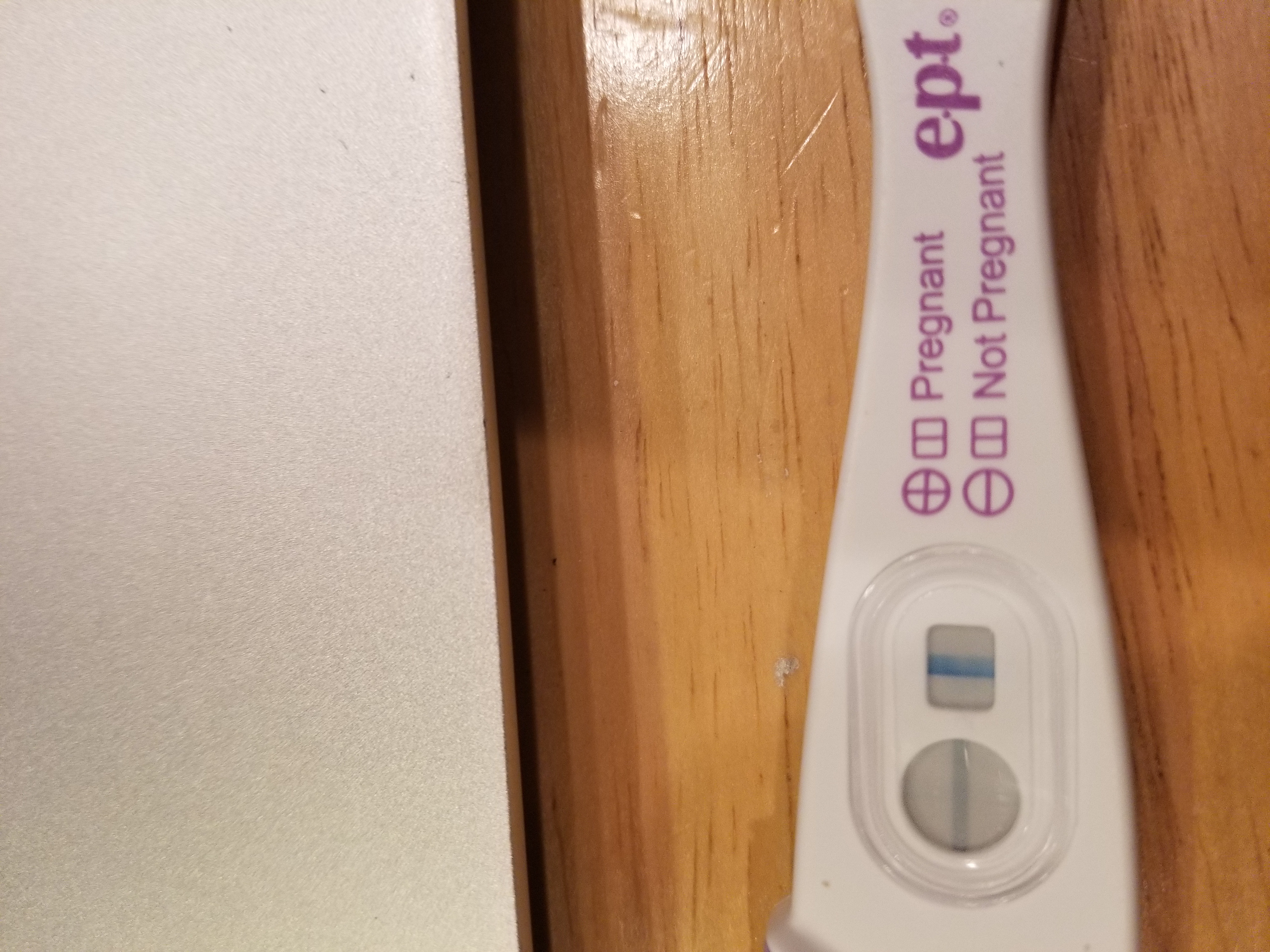 e.p.t. Pregnancy Test, 8 Days Post Ovulation, Cycle Day 23