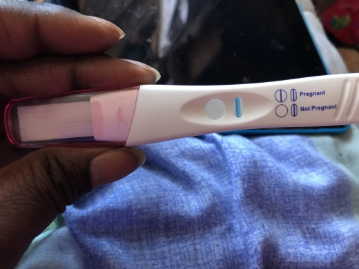 Walgreens One Step Pregnancy Test, 8 Days Post Ovulation, Cycle Day 34