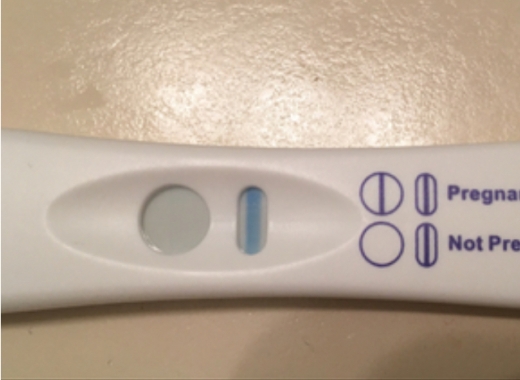 negative equate pregnancy test