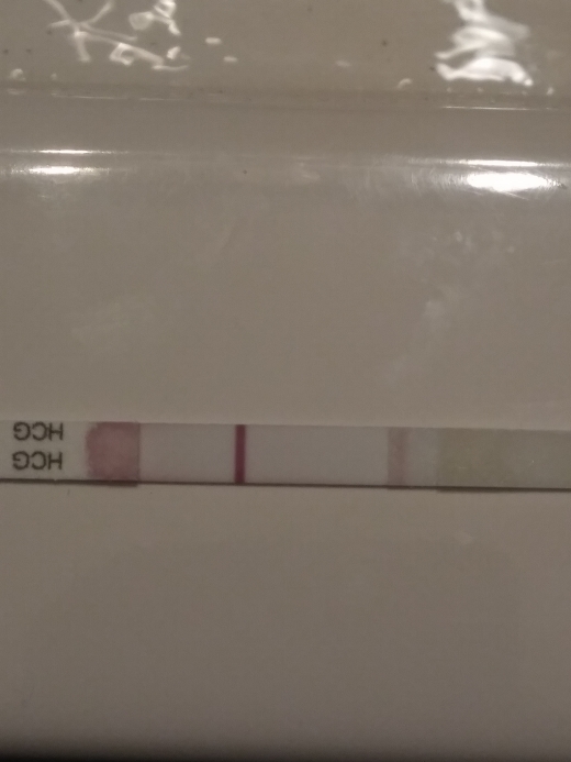 First Signal One Step Pregnancy Test, 9 Days Post Ovulation, Cycle Day 19