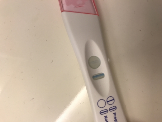 CVS Early Result Pregnancy Test, 8 Days Post Ovulation, FMU, Cycle Day 21
