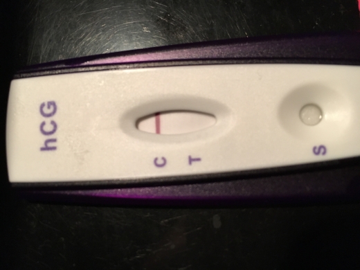 First Signal One Step Pregnancy Test, FMU, Cycle Day 37