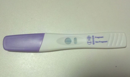 One Step Positive Pregnancy Test