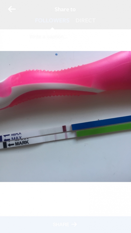 CVS One Step Pregnancy Test, 12 Days Post Ovulation, Cycle Day 26