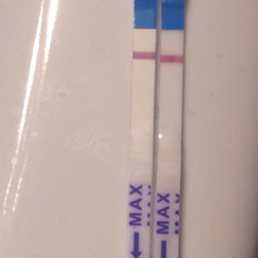 Wondfo Test Strips Pregnancy Test, 7 Days Post Ovulation, FMU, Cycle Day 20
