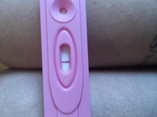 New Choice (Dollar Tree) Pregnancy Test, 9 Days Post Ovulation, Cycle Day 25