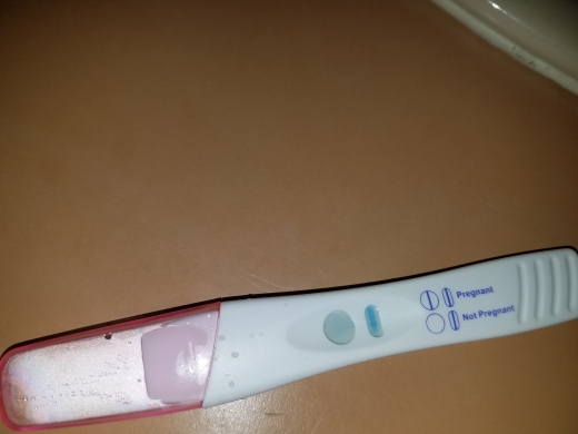 CVS Early Result Pregnancy Test, 11 Days Post Ovulation, FMU, Cycle Day 24