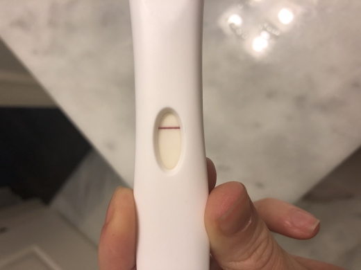 CVS Early Result Pregnancy Test, 13 Days Post Ovulation, FMU, Cycle Day 27
