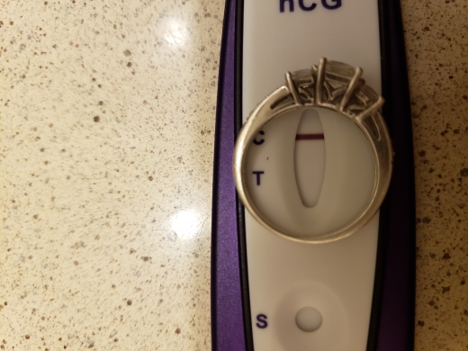 First Signal One Step Pregnancy Test, FMU, Cycle Day 28