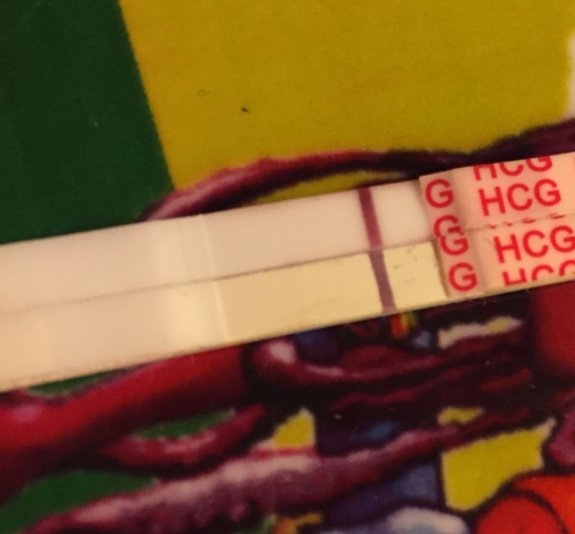 Wondfo Test Strips Pregnancy Test, 11 Days Post Ovulation, Cycle Day 26