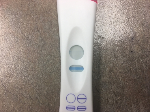 CVS Early Result Pregnancy Test, 9 Days Post Ovulation, Cycle Day 43