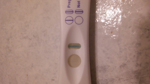 CVS Early Result Pregnancy Test, 10 Days Post Ovulation, FMU, Cycle Day 23