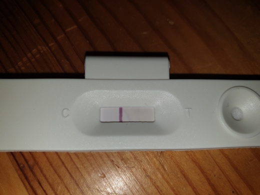 Home Pregnancy Test, 8 Days Post Ovulation, Cycle Day 22