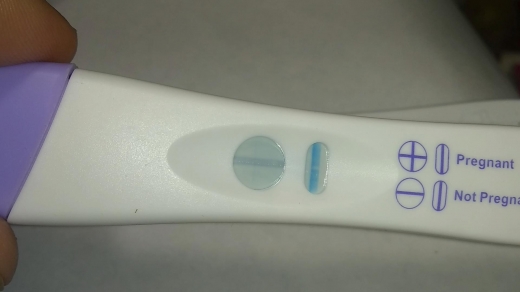 Generic Pregnancy Test, 8 Days Post Ovulation, Cycle Day 25