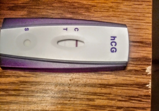 First Signal One Step Pregnancy Test, 9 Days Post Ovulation, Cycle Day 22