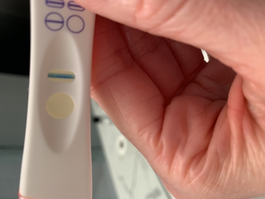 CVS Early Result Pregnancy Test, 11 Days Post Ovulation, FMU, Cycle Day 24