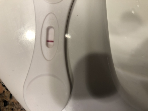 New Choice Pregnancy Test, FMU, Cycle Day 27