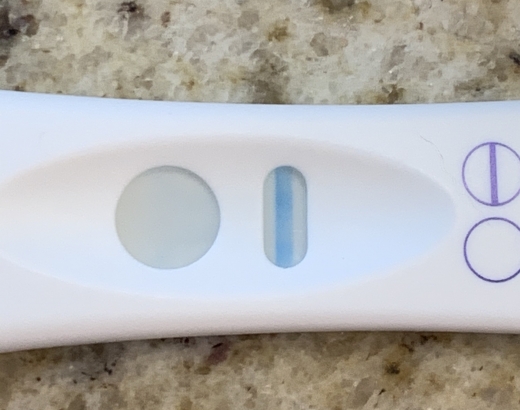 CVS Early Result Pregnancy Test, 7 Days Post Ovulation, Cycle Day 22