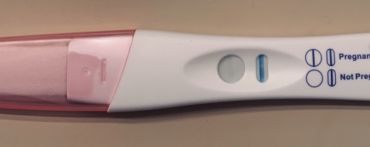 CVS Early Result Pregnancy Test, 11 Days Post Ovulation, FMU, Cycle Day 25