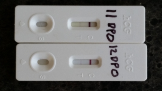 New Choice (Dollar Tree) Pregnancy Test, 11 Days Post Ovulation, FMU, Cycle Day 26