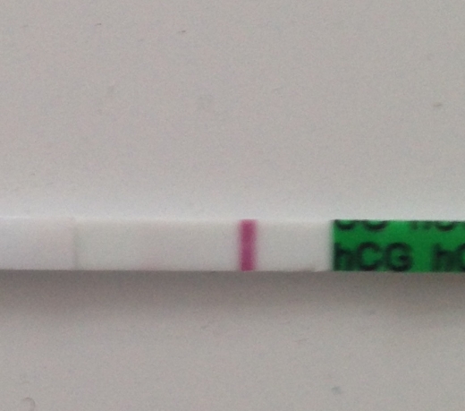 Generic Pregnancy Test, 9 Days Post Ovulation, FMU, Cycle Day 28