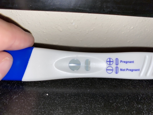 CVS One Step Pregnancy Test, 6 Days Post Ovulation