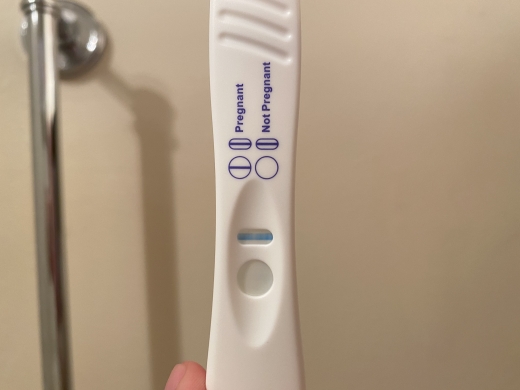CVS Early Result Pregnancy Test, 9 Days Post Ovulation, Cycle Day 28
