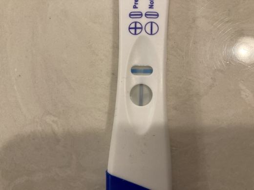 CVS One Step Pregnancy Test, 11 Days Post Ovulation, FMU