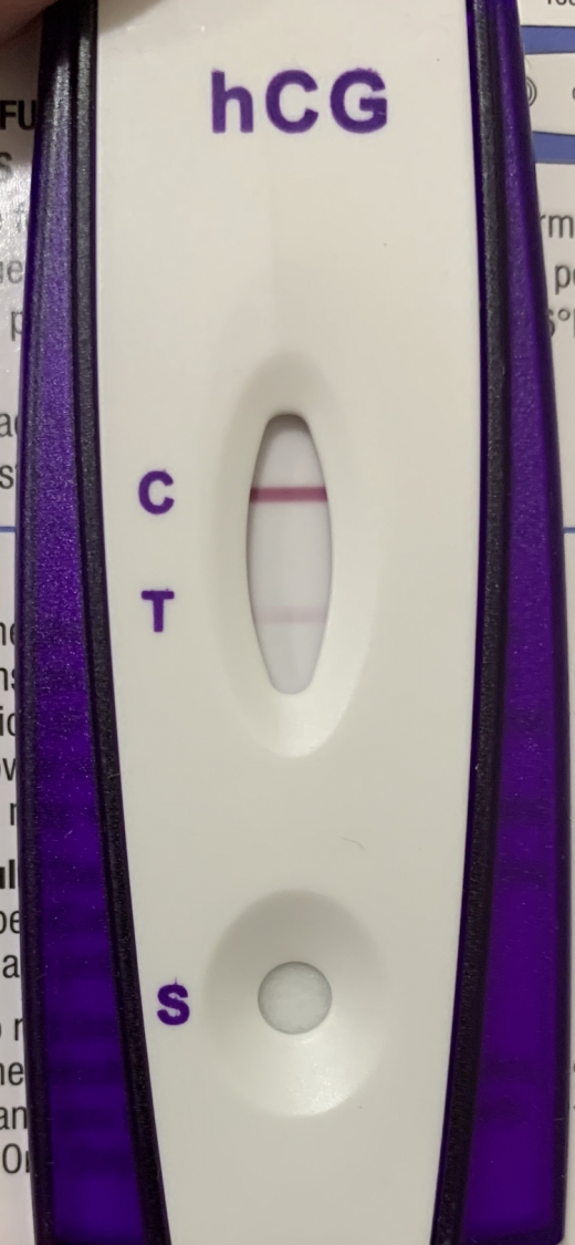 CVS One Step Pregnancy Test, 6 Days Post Ovulation, FMU, Cycle Day 25