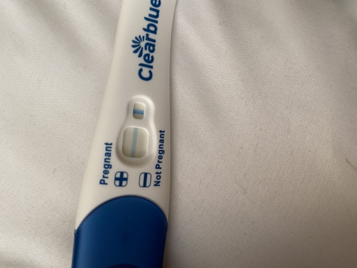 Clearblue Plus Pregnancy Test, 12 Days Post Ovulation, Cycle Day 29