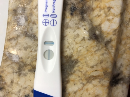 CVS One Step Pregnancy Test, 9 Days Post Ovulation, FMU